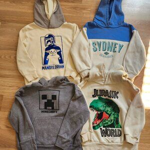 Bundle of 4 hoodies for boys